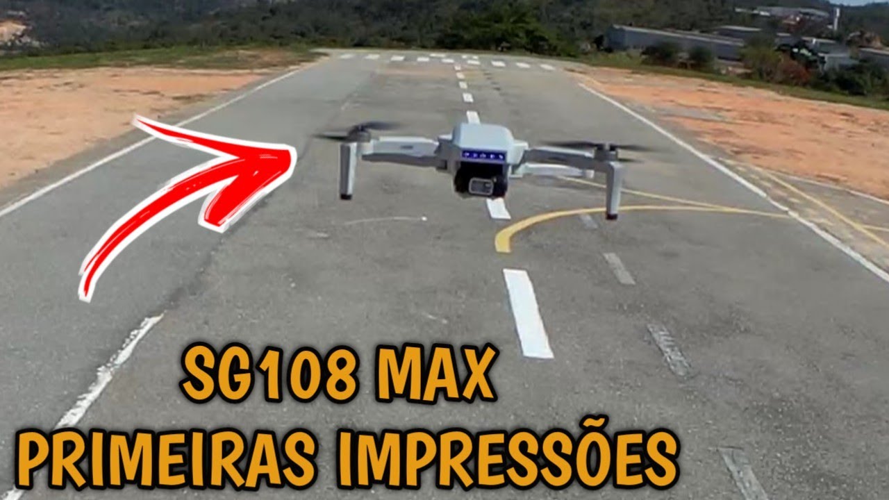 SG108 MAX PRIMEIRAS IMPRESSÕES E MUITO MAIS DRONE BOM E BARATO PARA INICIANTES