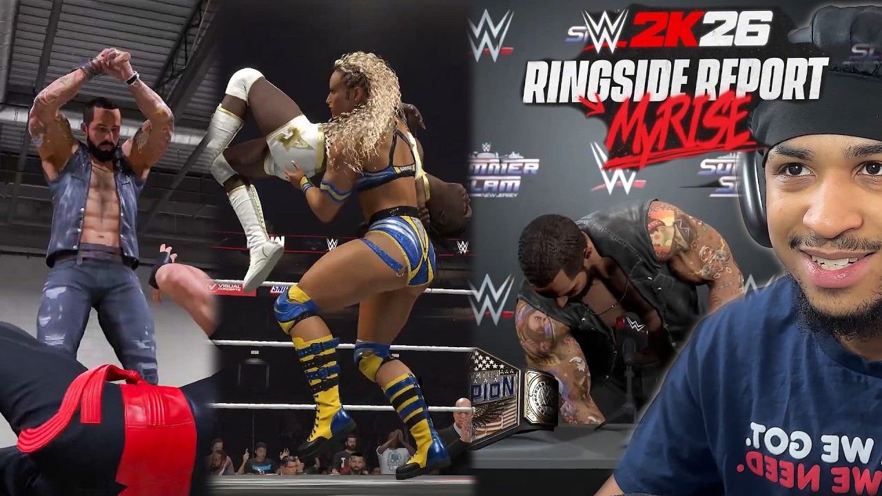#WWE2K26 | Репортаж с ринга №4 - Режим MyRise! (РЕАКЦИЯ)