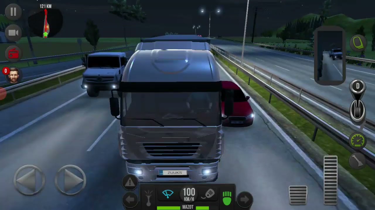 Kamyon simulator europe yeni tır aldım iveco hiway 6x2 modeli ile 🌨karlı❄ havada yük taşıdım