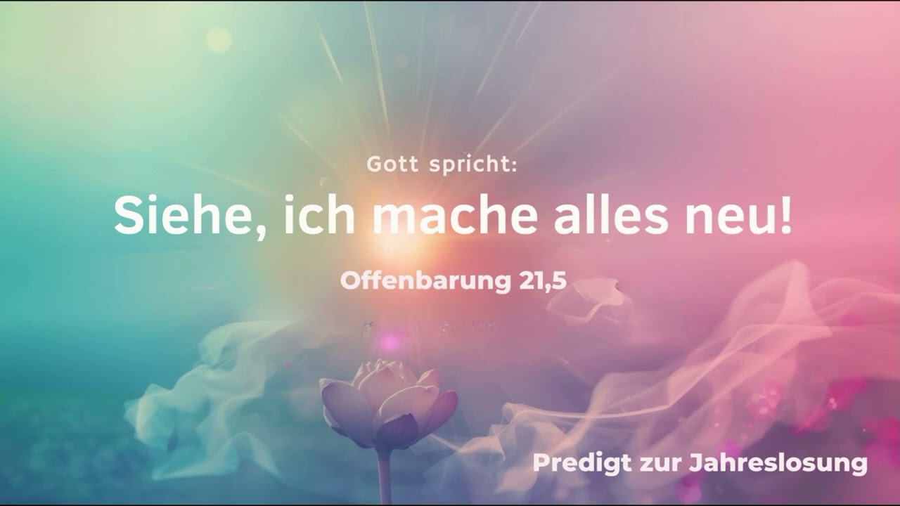 Predigt zur Jahreslosung 2026
