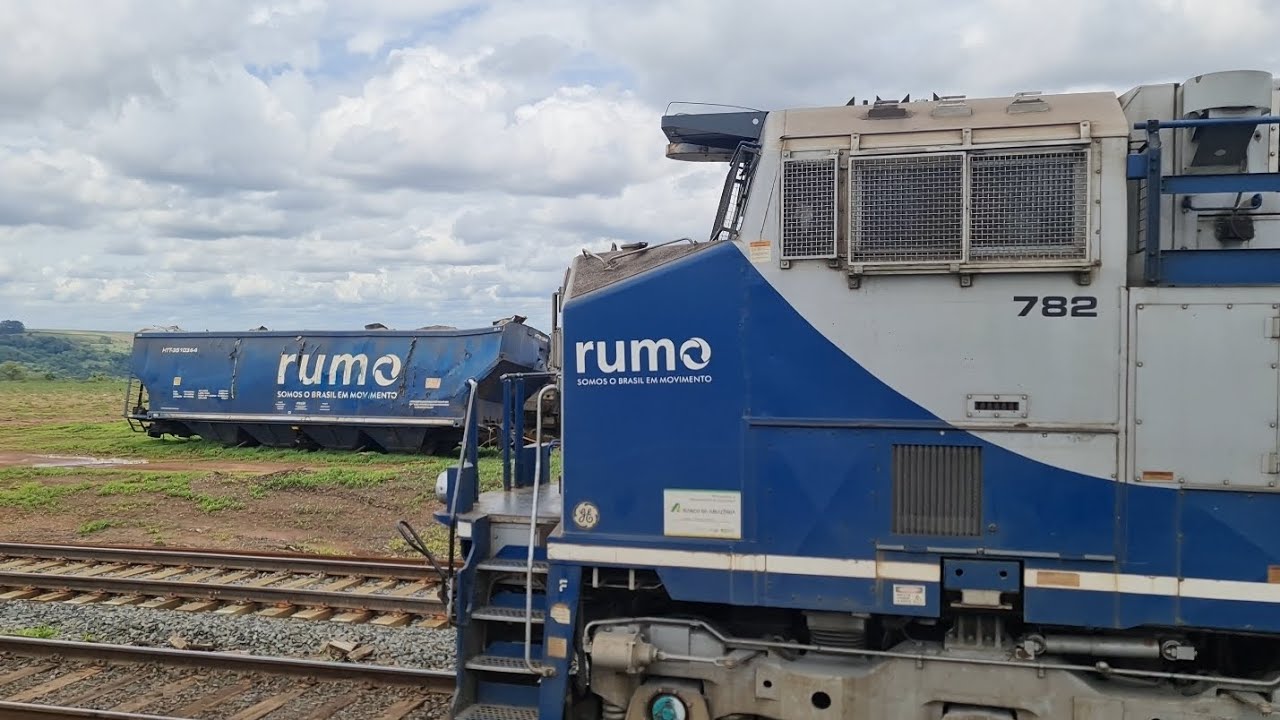 (EP:20) TRENZAO PASSANDO NO LOCAL DO ACIDENTE ARARAQUARA SP 