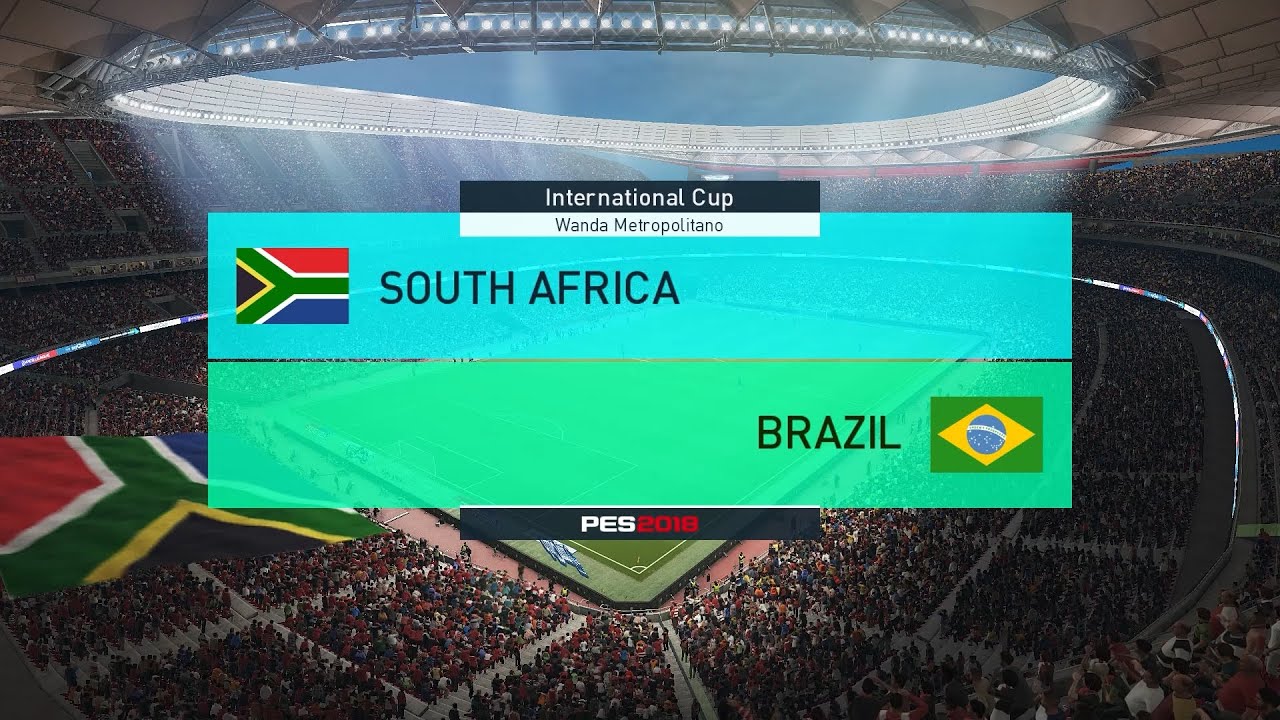 PES 2018 | BRAZIL VS SOUTH AFRICA | 