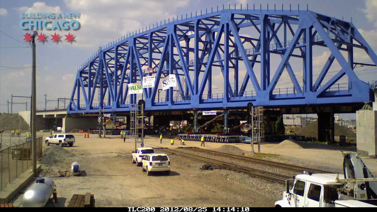 Torrence Ave. Railroad Bridge Move