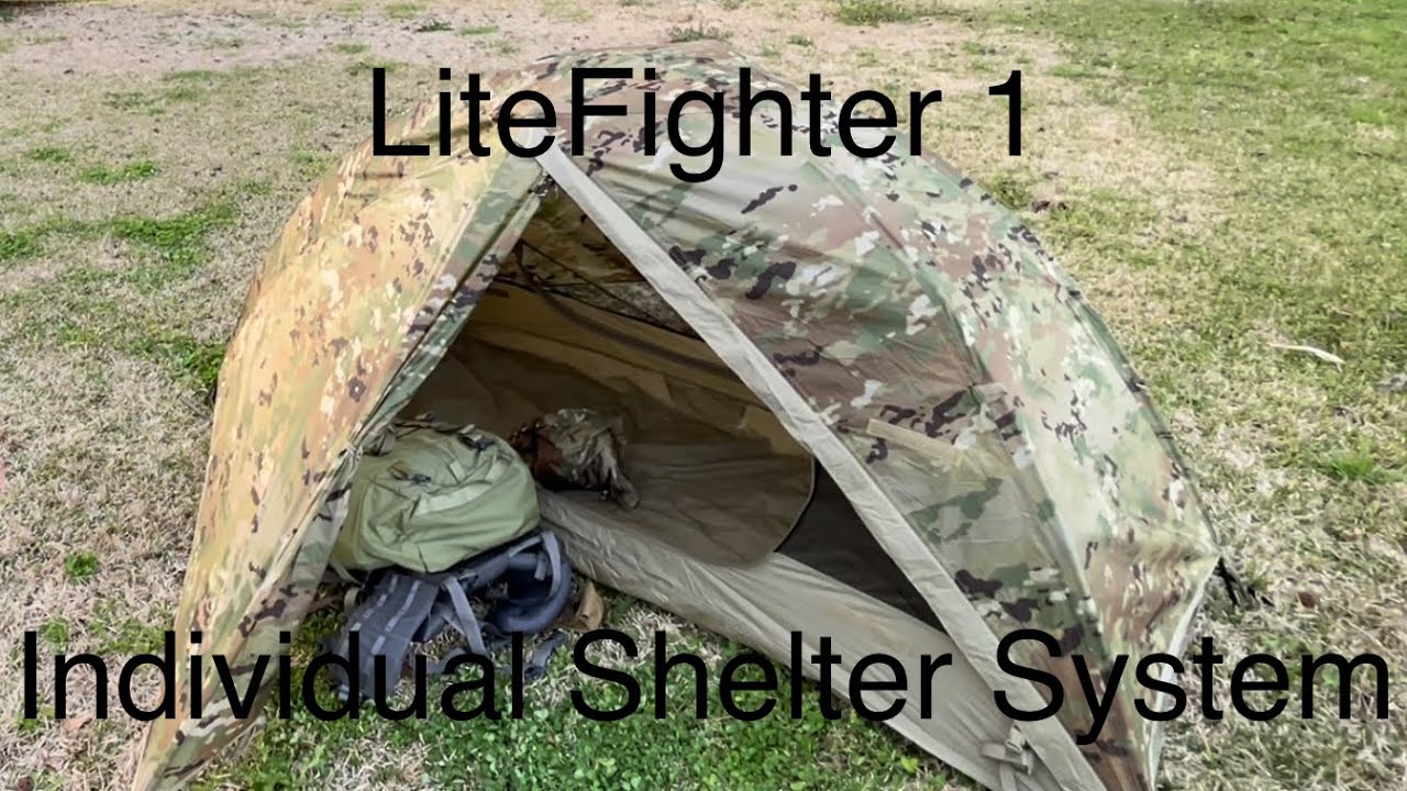 LiteFighter 1 Individual Shelter System @litefightergear #tactical #camping #usarmy