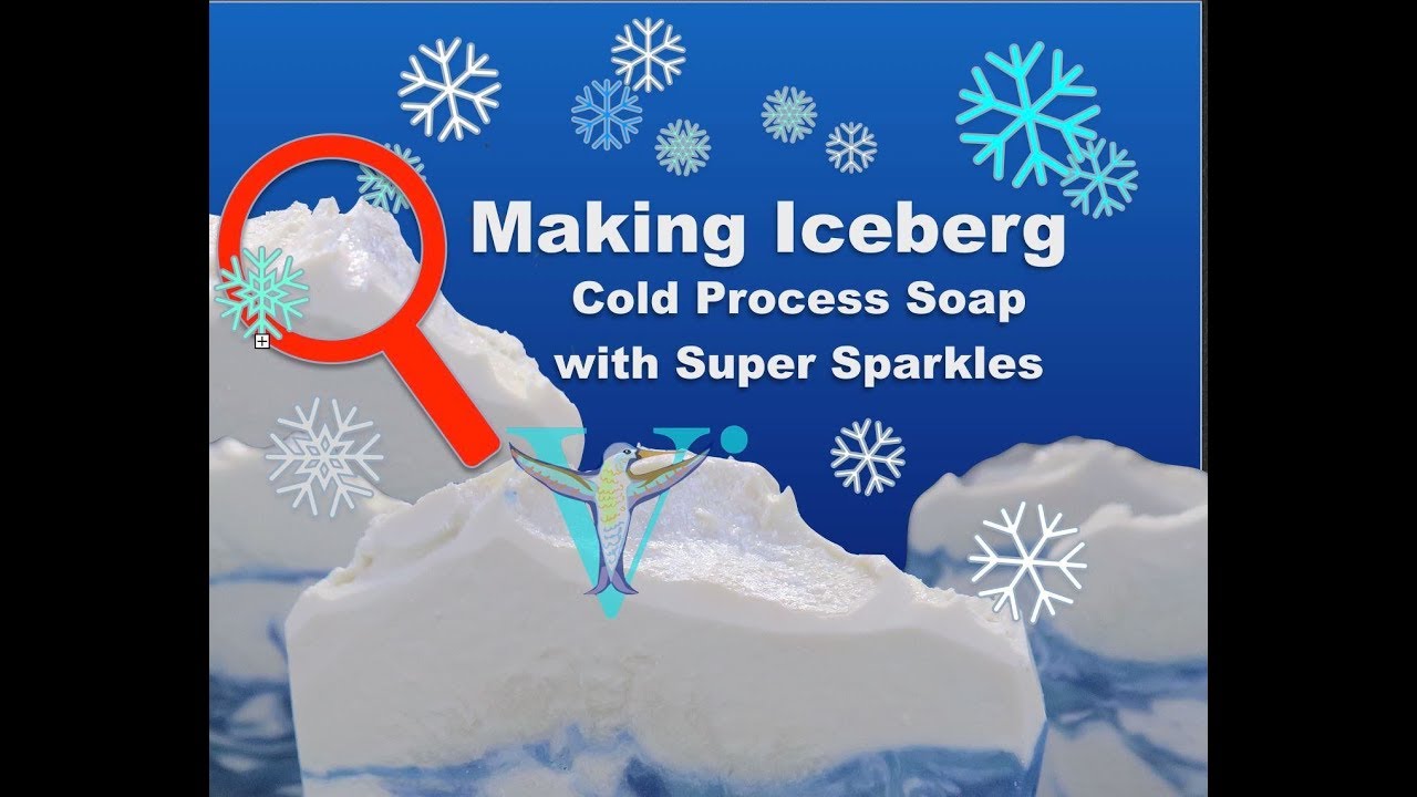 Iceberg cold process soap (Sometimes acceleration happens)