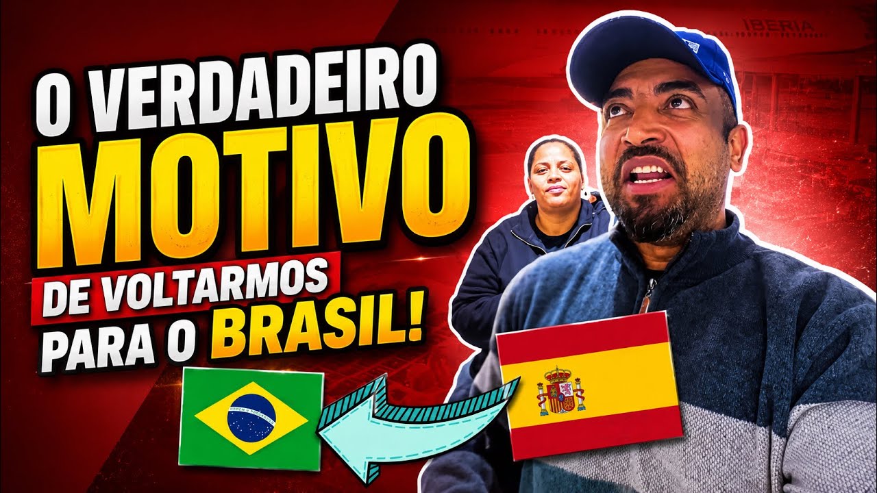 🇪🇸❌ DESISTI DE MORAR NA ESPANHA E VOLTEI PARA O BRASIL 🇧🇷