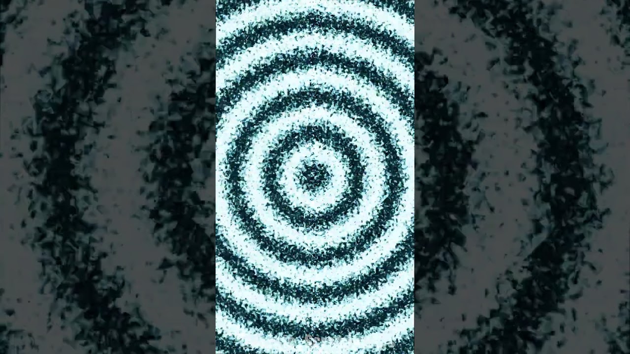 Hypnotic Icy Rings Screensaver | #short #shorts #shortvideo #shortsvideo