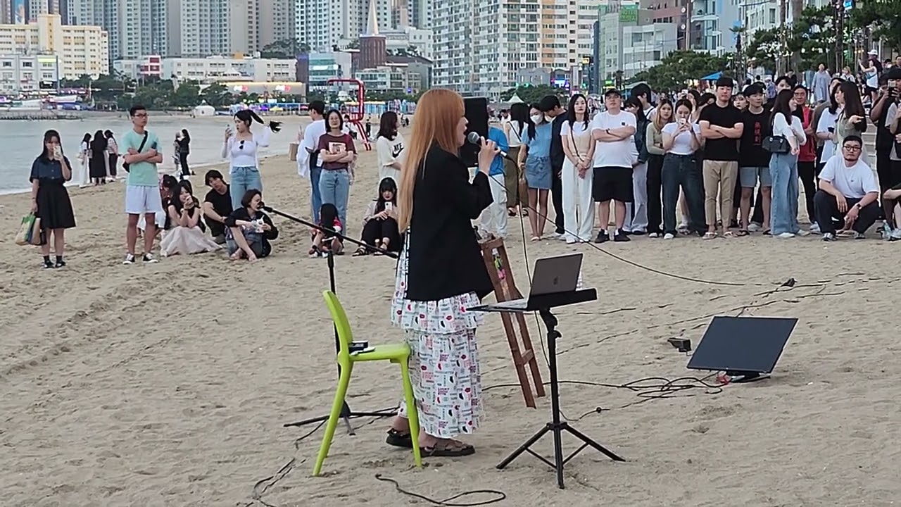 2023년 6월 22일 이예준 광안리 버스킹 4. 니 번호가 뜨는 일