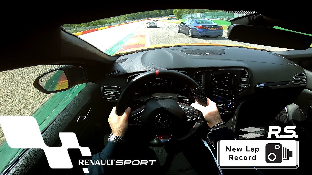MEGANE 4 RS Agressive driving  lap record 02:45:05  SPA Francorchamps hotlap