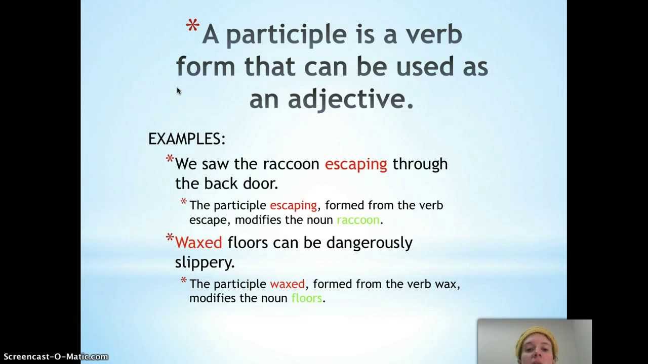 Participles