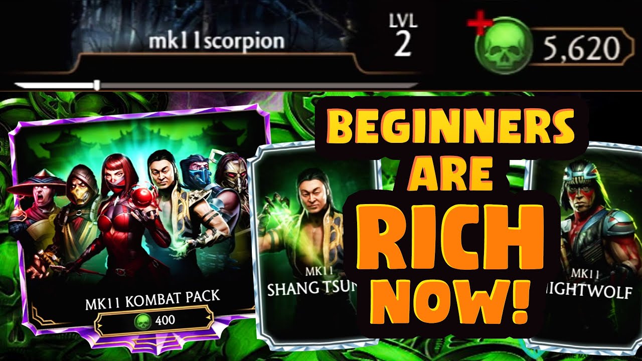 MK Mobile. Beginner FREE PACK is INSANE! Lvl 2 Account MK11 Diamond Pack Opening. LOTS OF Diamonds!
