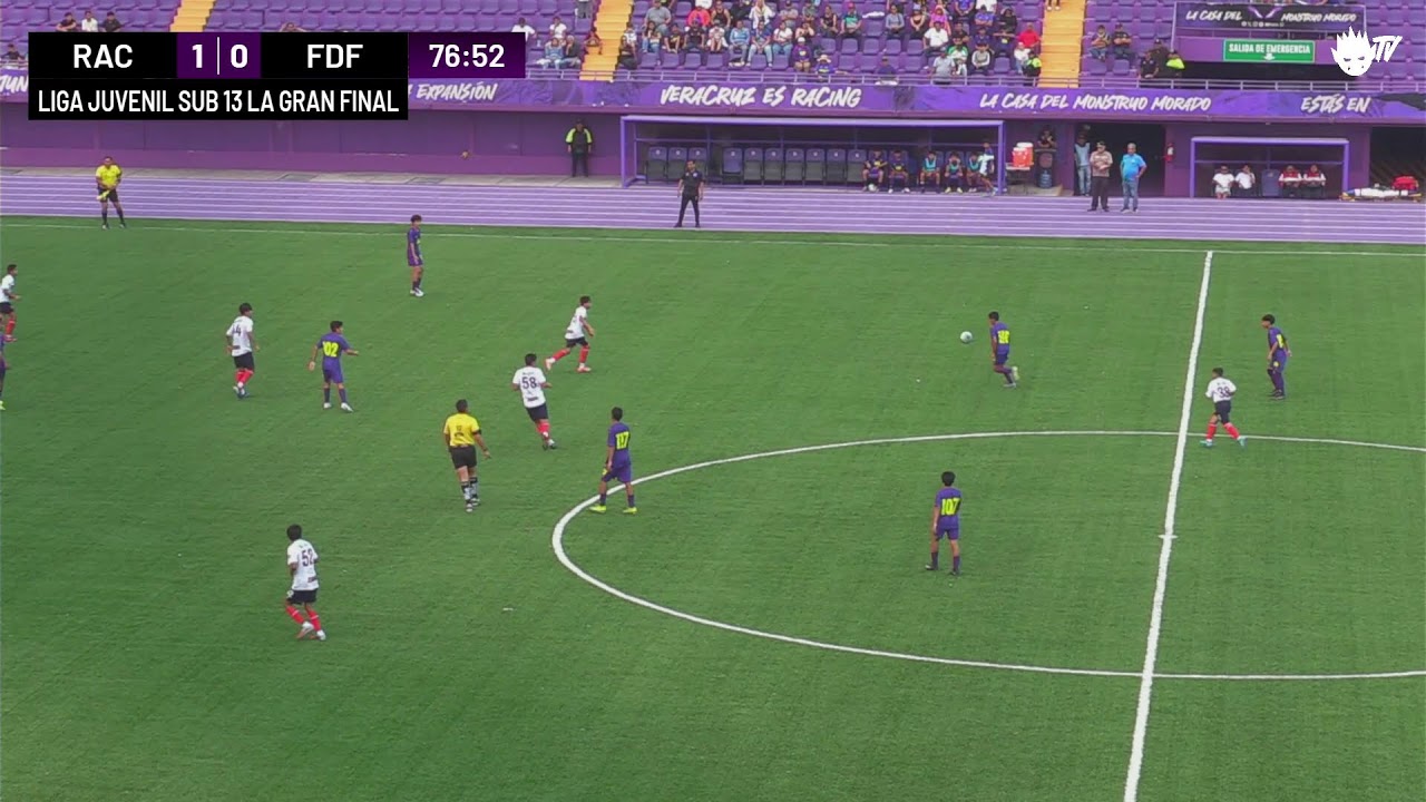 LA GRAN FINAL LIGA JUVENIL RACING DE VERACRUZ SUB 13 VS FUERTES DE FORTIN SUB 13