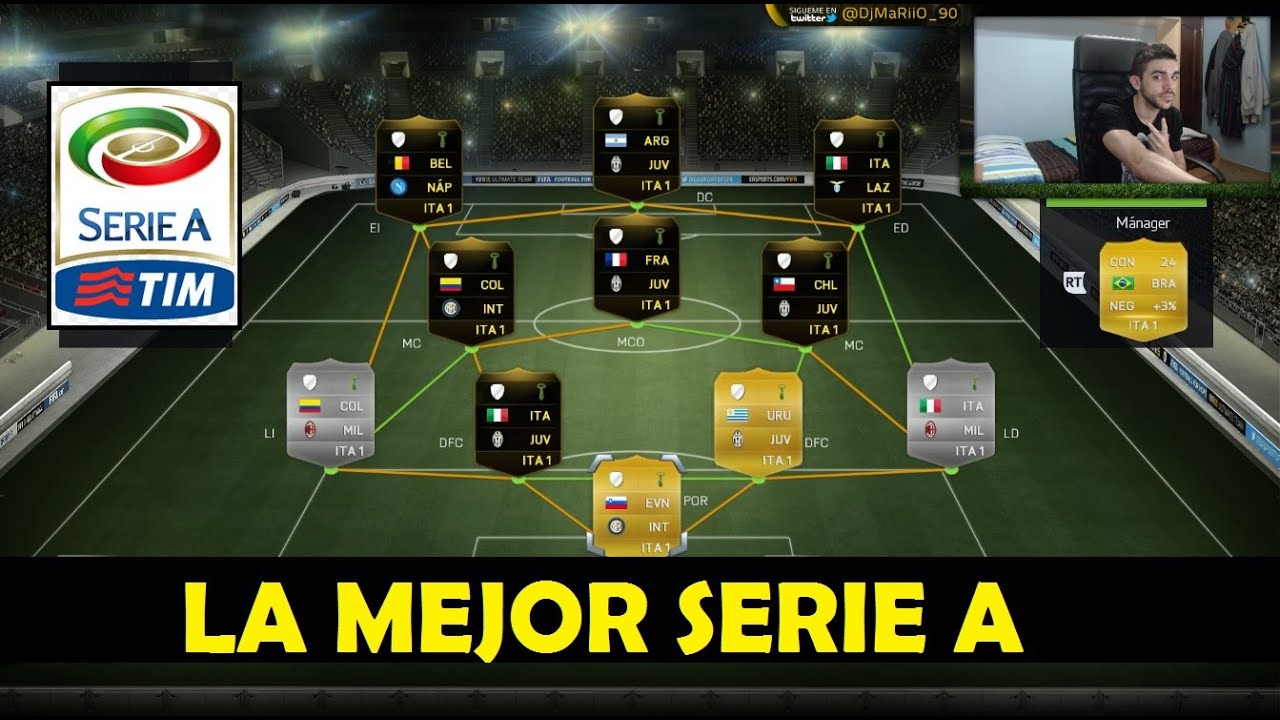 FIFA 15 | LA MEJOR PLANTILLA SERIE A | Ultimate Team | DjMaRiiO