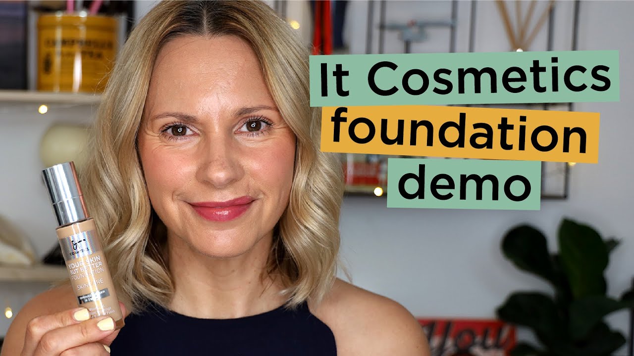 IT Cosmetics Your Skin But Better Foundation + Skincare Demo and Honest Review | Skin Obsessed Mary