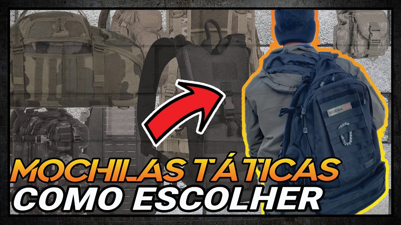 MOCHILAS TÁTICAS | COMO ESCOLHER | NOSSA COLEÇÃO | INVICTUS | LADO R