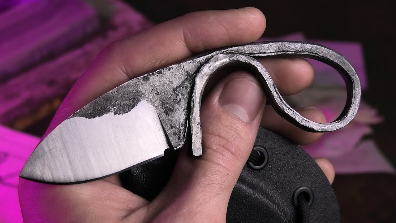 Forging A 2 Finger Blacksmith Knife!!
