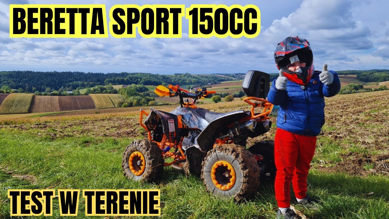 Beretta 150 Sport! Test w TERENIE!!! Damy radę??? #quads #quad #beretta #enduro  #atv #teren #cross