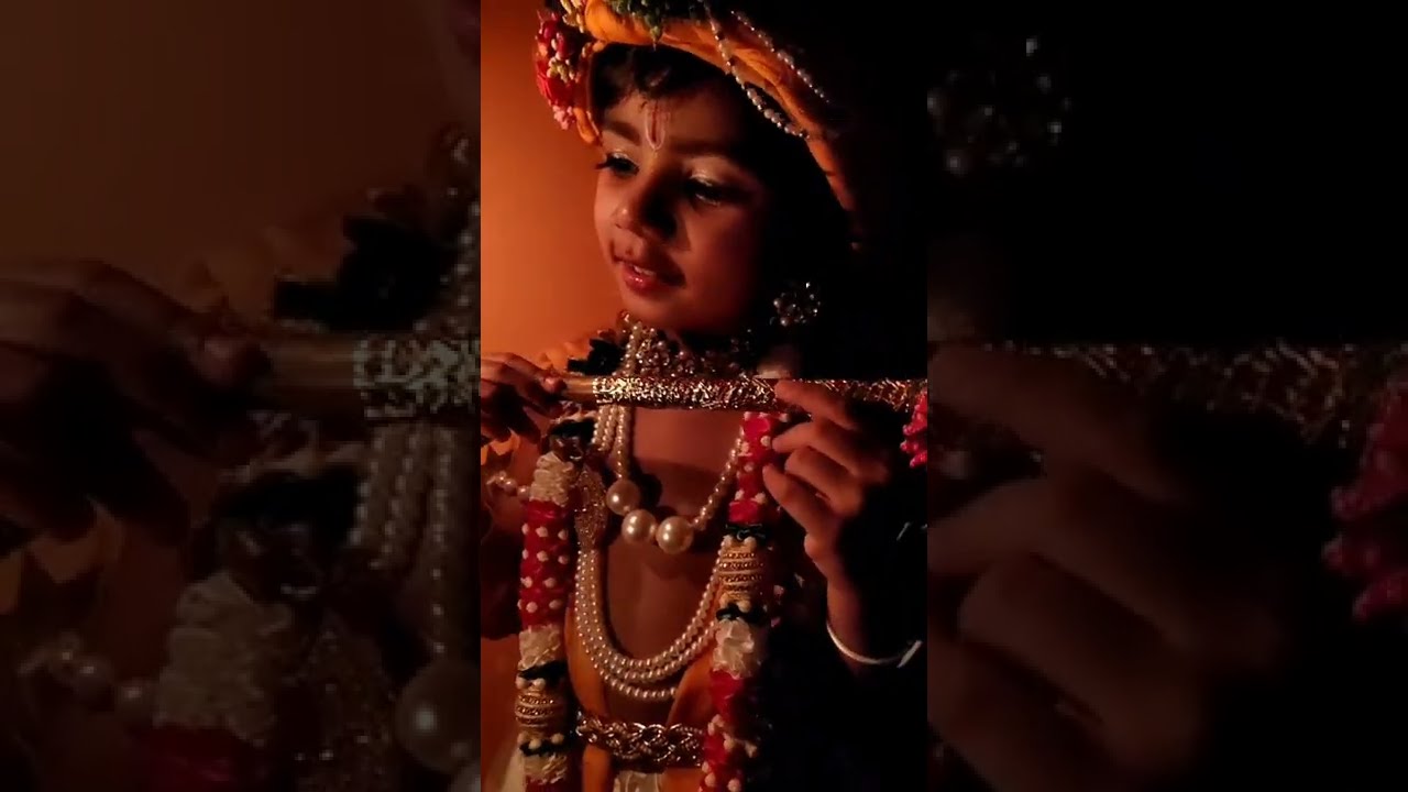 Mirayaa as blissful Little Krishna #MightyMirayaa
