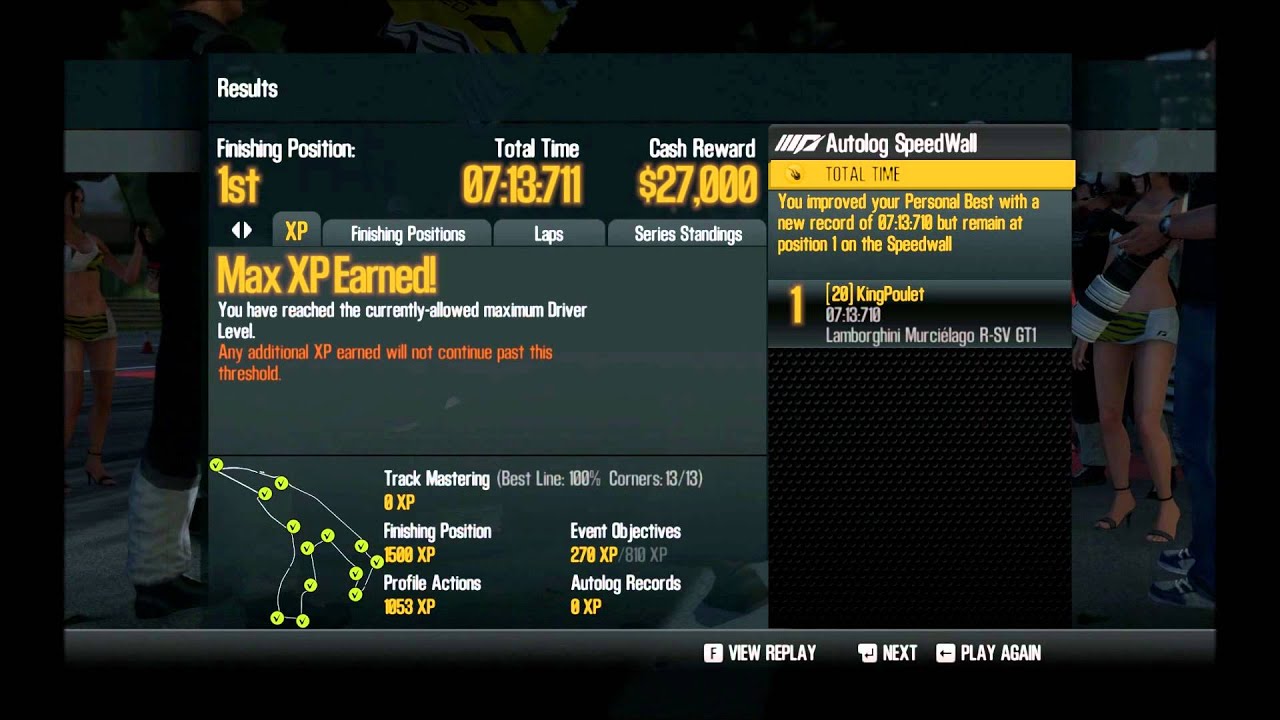 NFS Shift 2 PC - FIA GT1- World Championship (5/10) -Spa Francorchamps -Lamborghini Murciélago R-SV