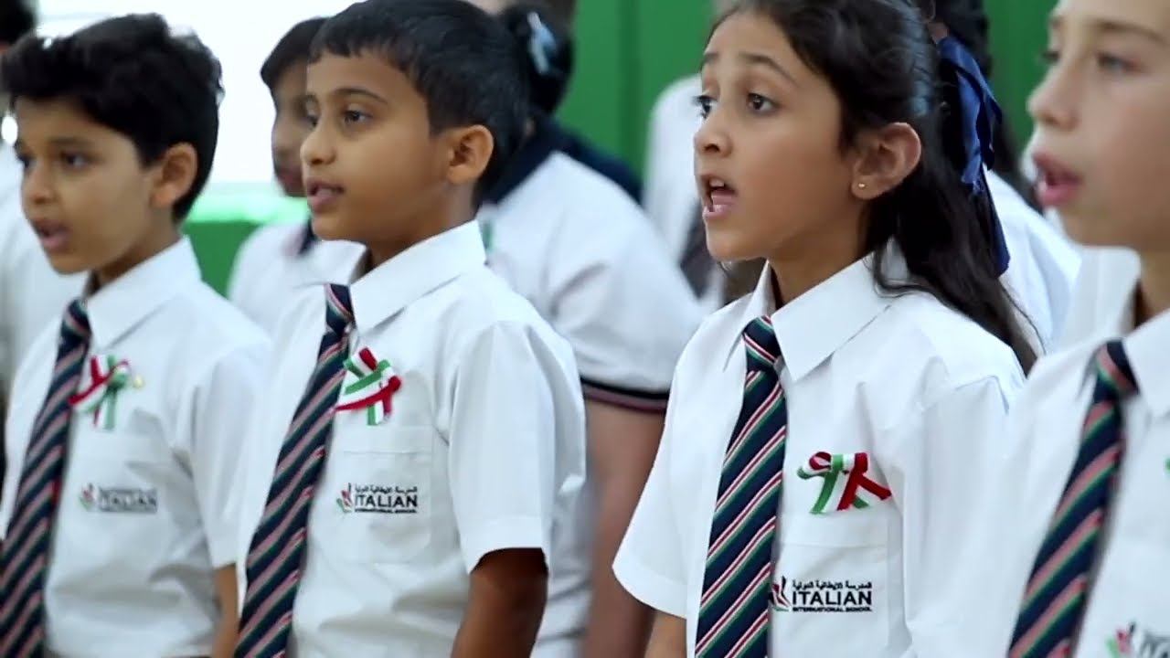 Italian National Anthem | Italian International School (IIS) Khalifa City.