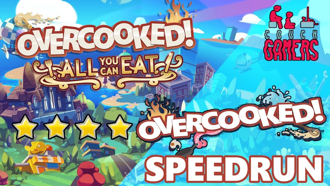 Overcooked! All You Can Eat - Overcooked 1 (Full speed run)