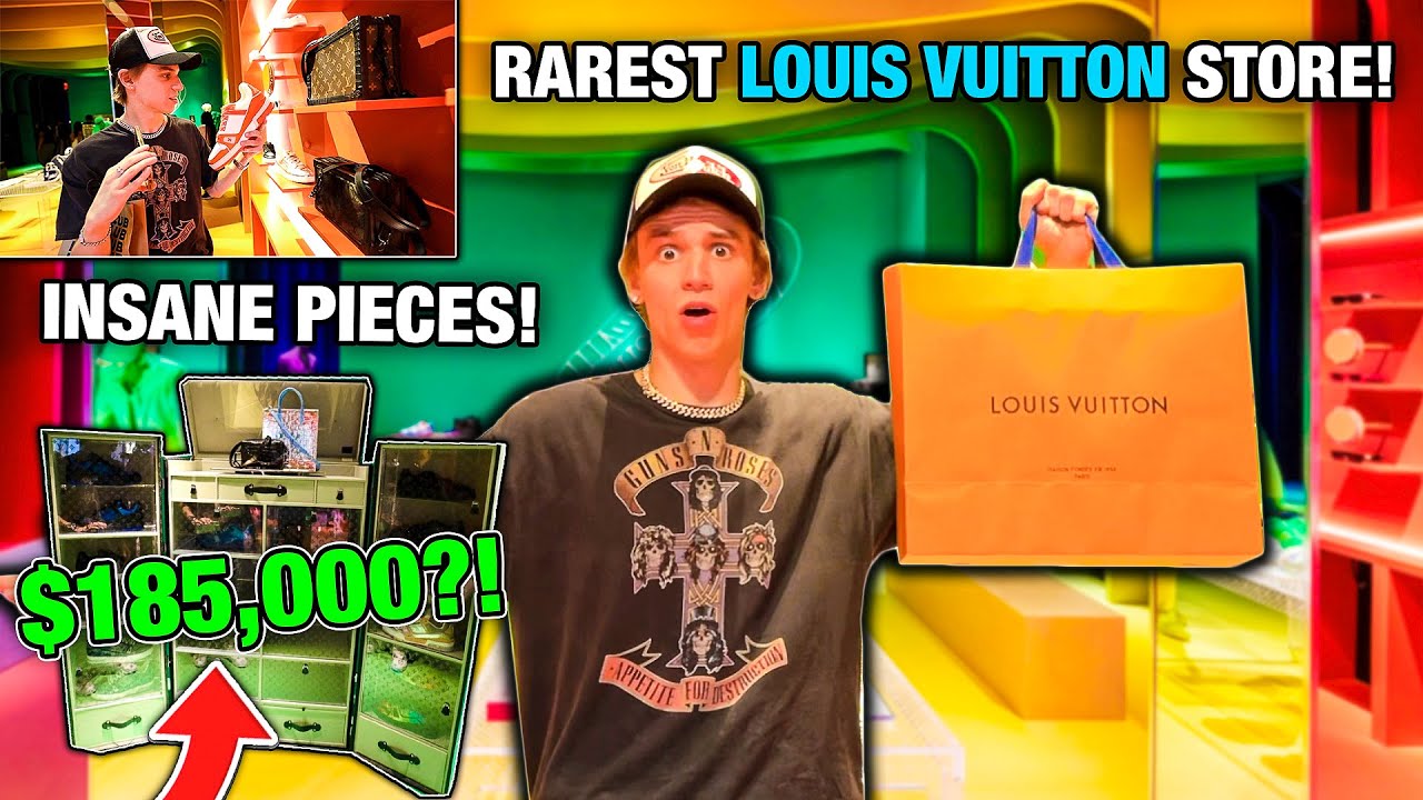 I went Shopping at the *RAREST* Louis Vuitton Store in NYC (SOHO POP-UP TOUR)