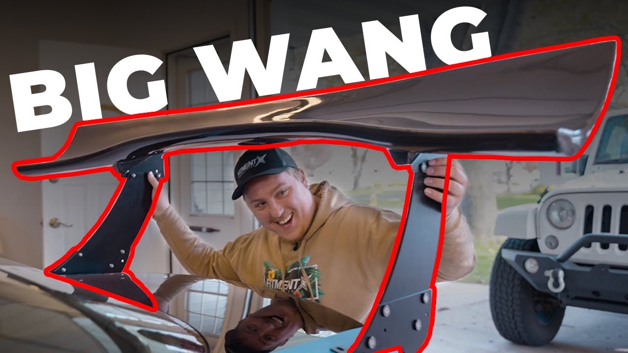 Installing the Biggest Possible Wing on My RX-8!