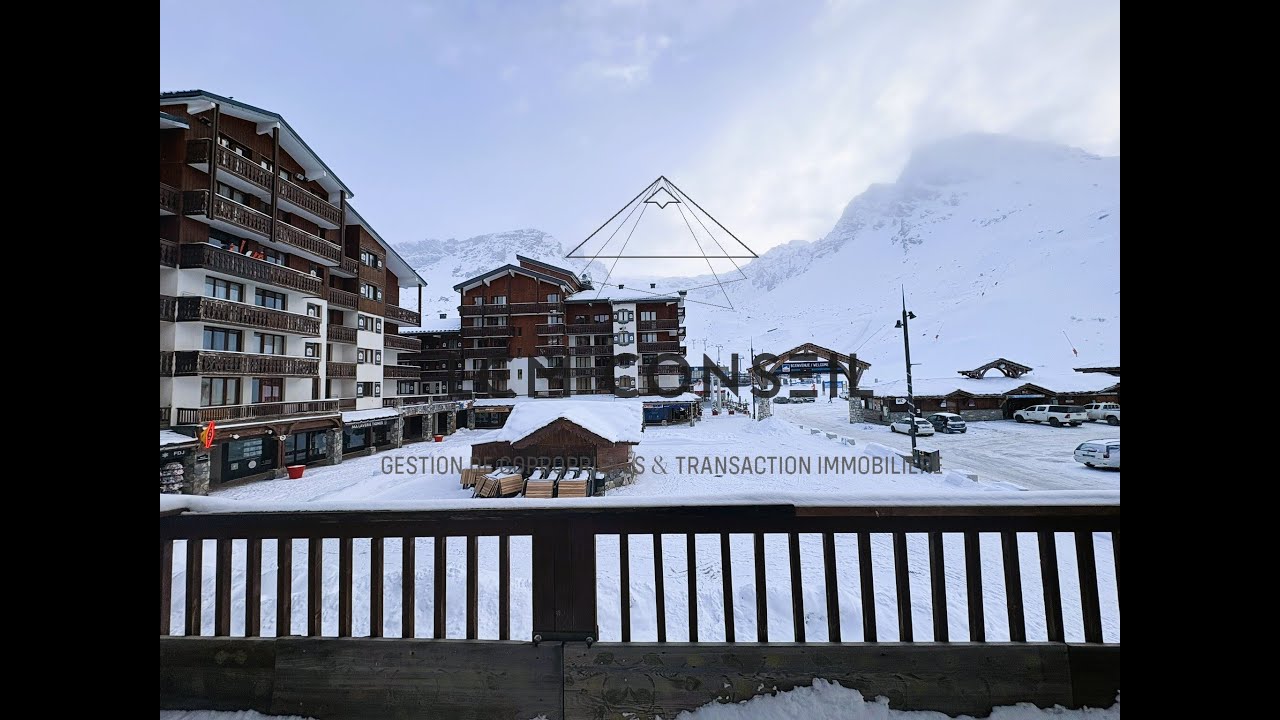 Résidence Le Rond-Point des Pistes – Appartement 28 m² avec terrasse