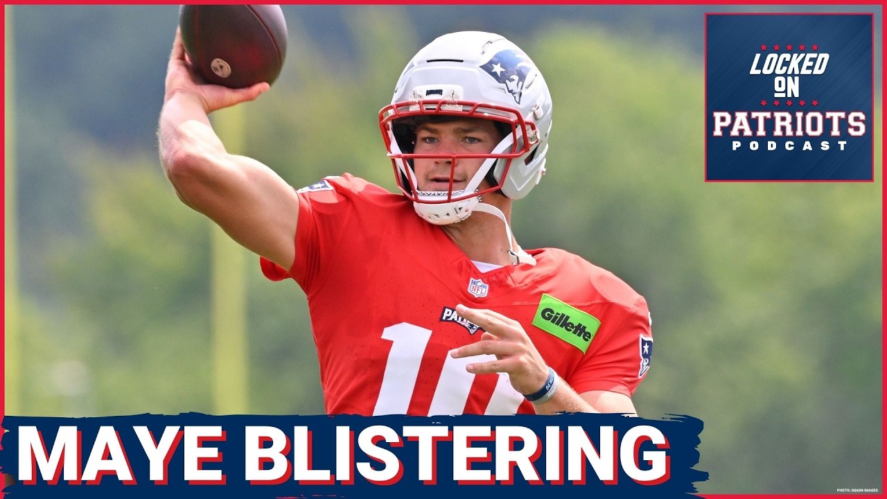 BLISTERING: Drake Maye & The Patriots Passing Offense COOKS in Pads!