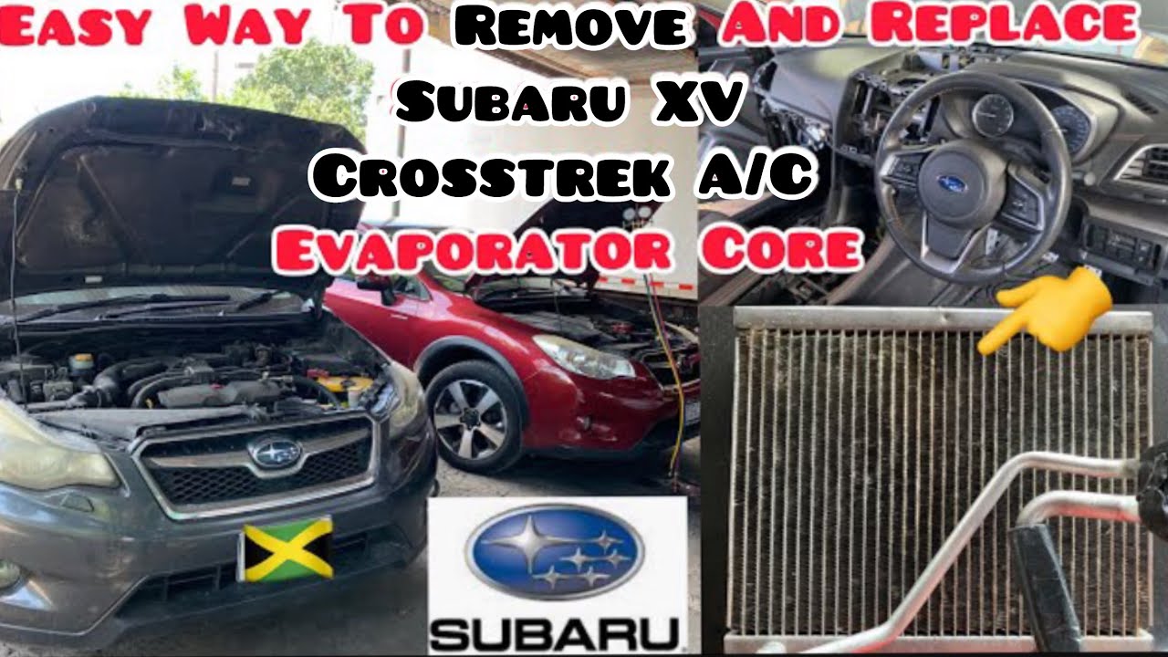 2016-2019 Subaru XV (Crosstrek) A/C Evaporator Core Replacement. #dashboard #evaporator #ac #subaru