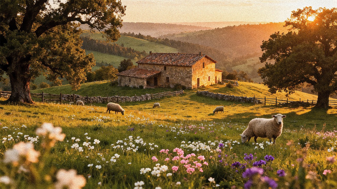 a quiet day in the english countryside (study / read / write)
