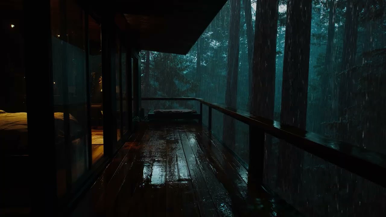 Calming Rainfall & Distant Thunder 🌧️ | Fall Asleep Fast, Insomnia Relief & Relaxation Sounds