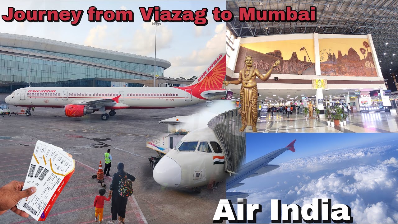 Visakhapatnam to Mumbai | Journey in Air INDIA through Clouds | Vlog