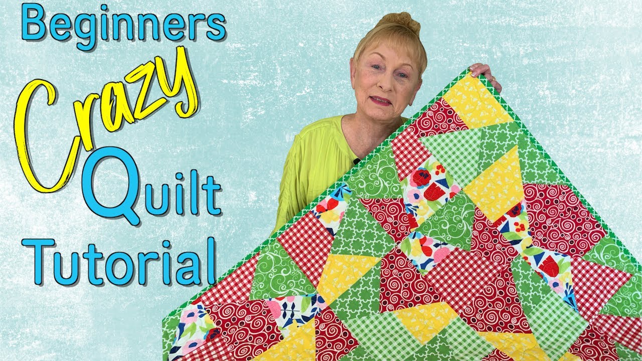 Урок по шитью Crazy Quilt для начинающих | The Sewing Room Channel