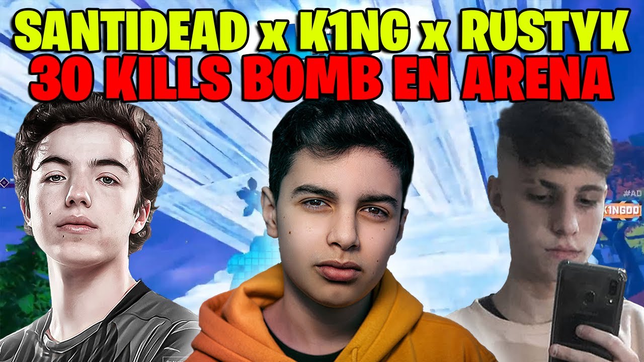 K1NG RUSTYK Y SANTIDEAD CORREN A TODOS EN ARENA!! 30 KILLS