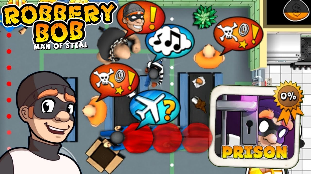 Robbery Bob - Prison Chapter Gameplay Walkthrough Ep 23