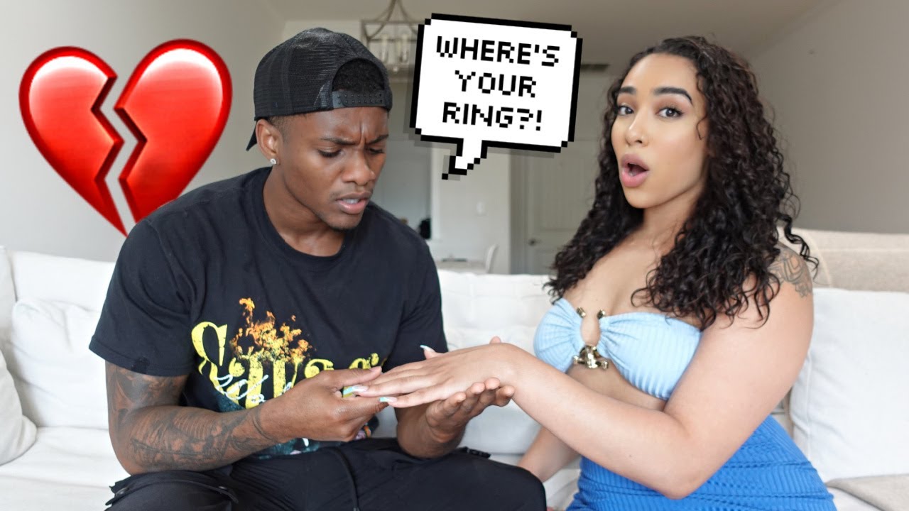 Not Wearing My Engagement Ring To See If My Fiance Notices...