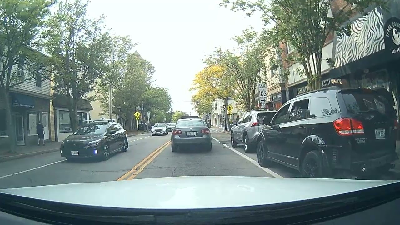 Driving through Bristol, Warren, and Barrington, Rhode Island