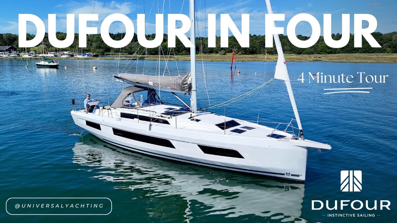 Dufour 44 Sailing Yacht Tour | 4-Minute Walkthrough | Dufour In Four