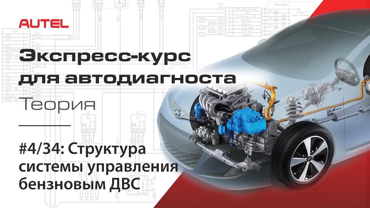 4/34: Структура системы управления бензиновым ДВС. Экспресс-курс для автодиагноста / Теория  – ч.3.