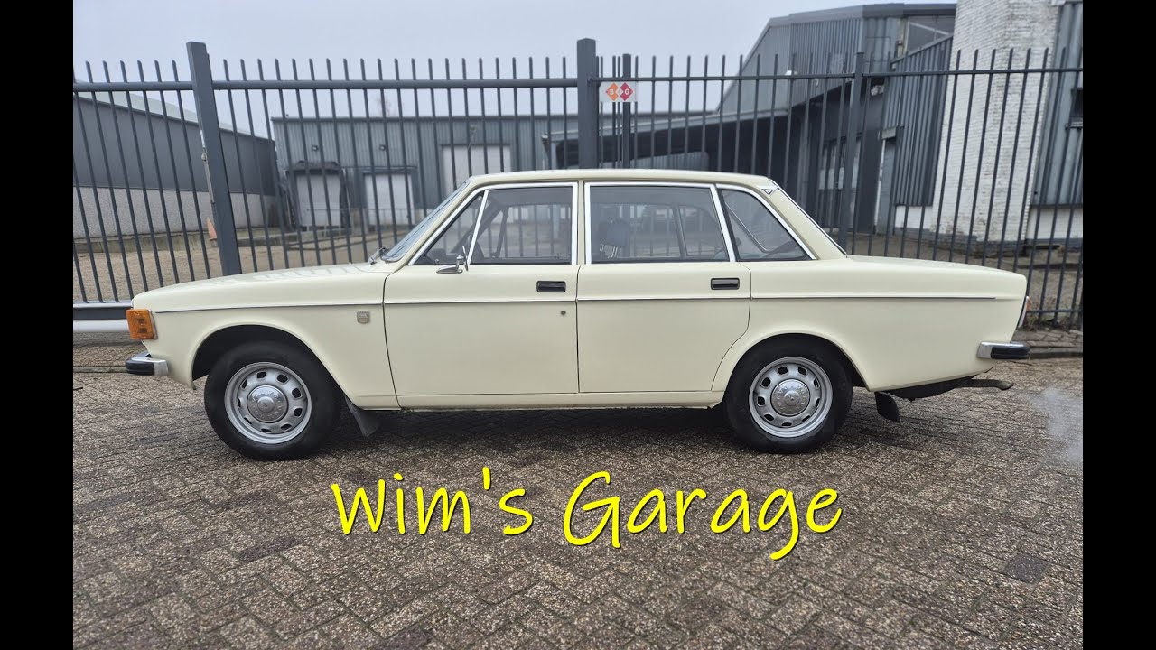 Wim's Garage: Volvo 144 uit 1972 bij de collectie gevoegd!