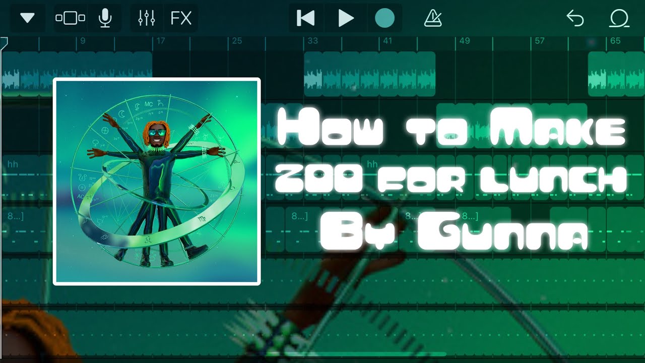Gunna - 200 FOR LUNCH Instrumental Remake (GarageBand IOS)