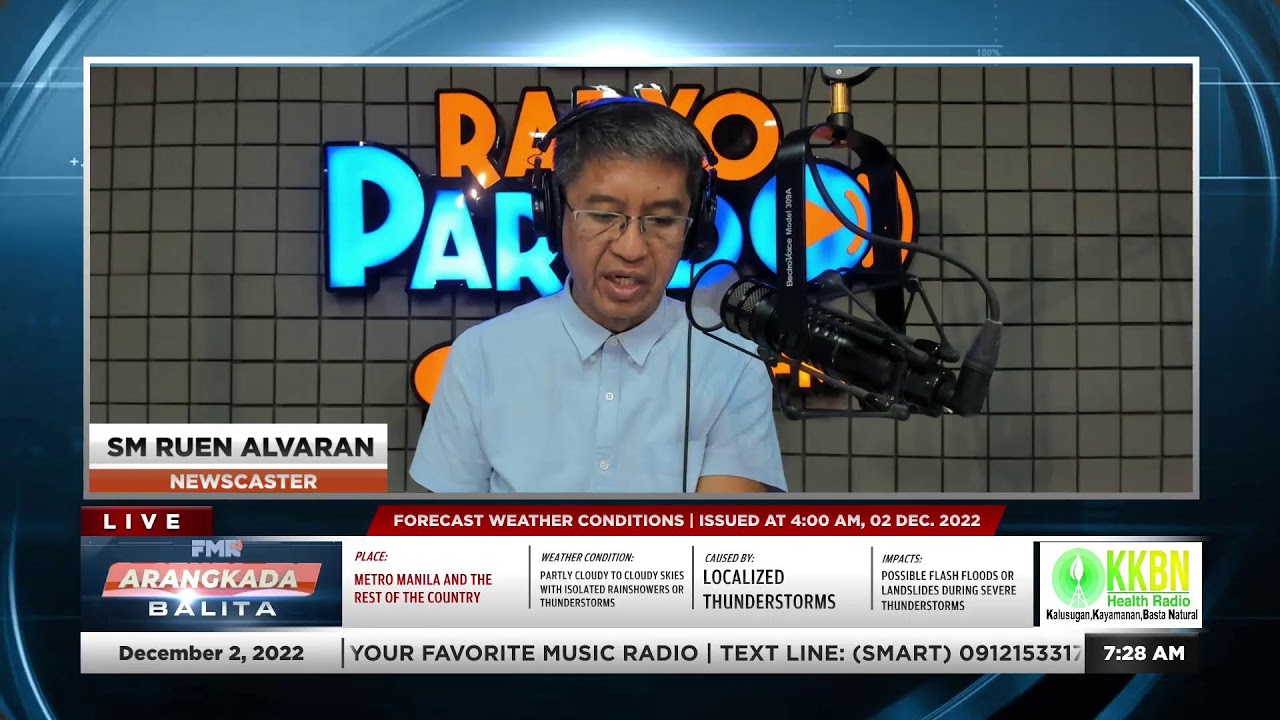 ARANGKADA SAIS TRENTA   || Radyo Partido FMR || 02 DEC 2022