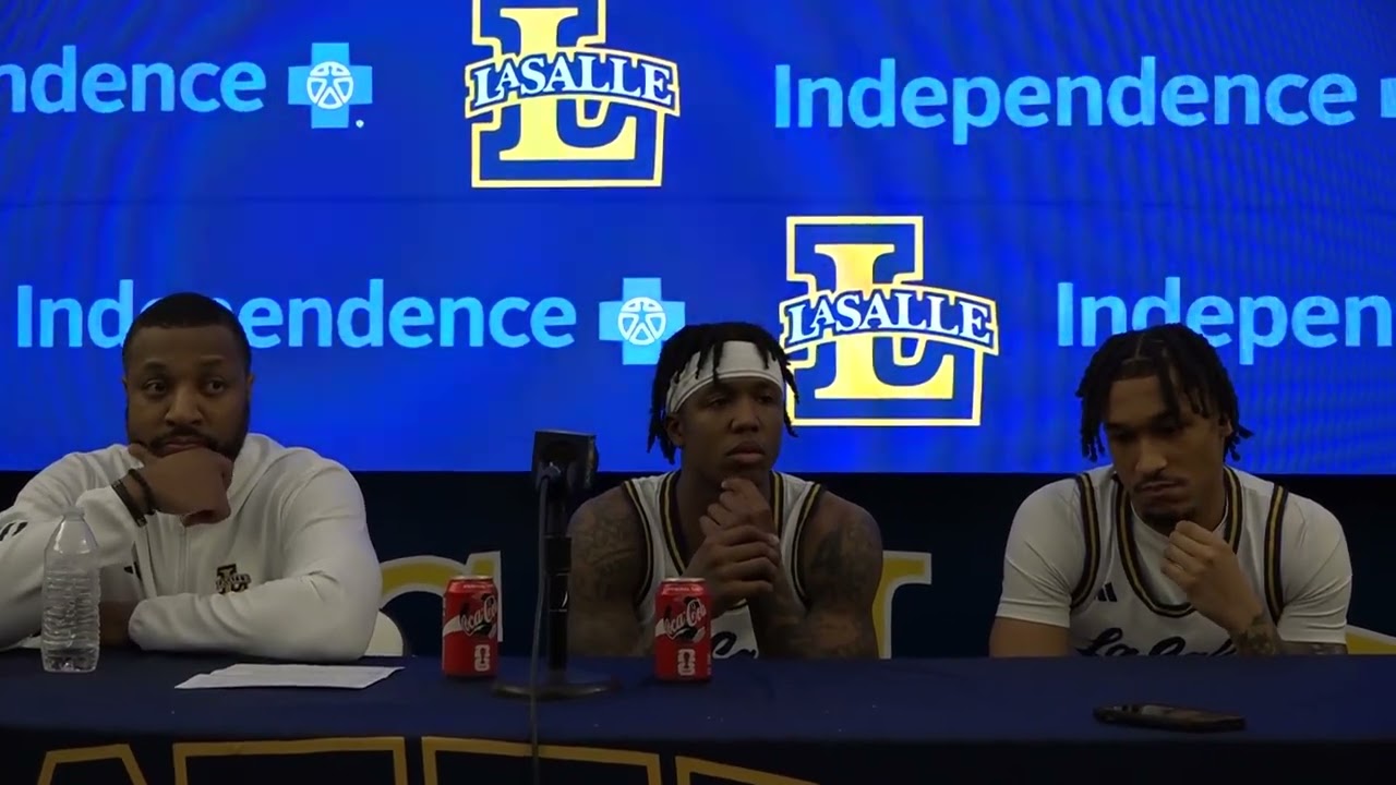 Post game press conferecne La Salle vs Fordham