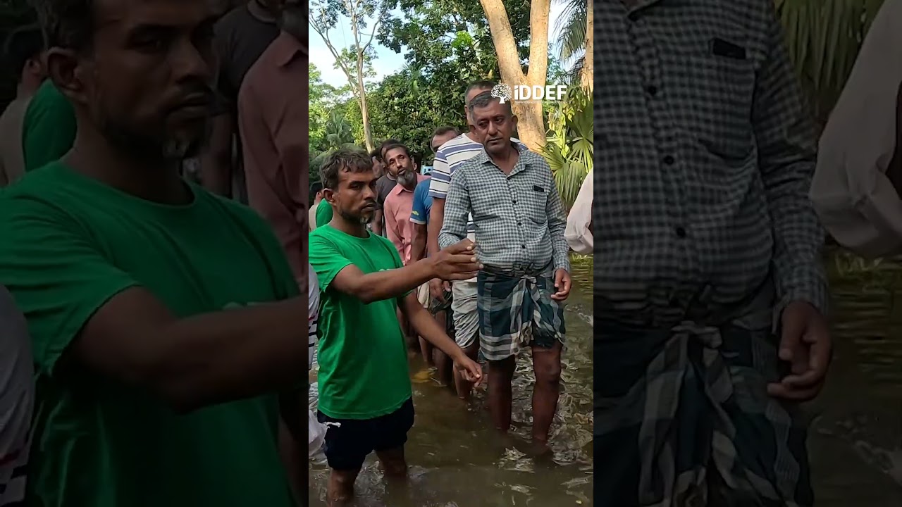 our emergency aid distribution to the people of #Bangladesh affected by the flood disaster.