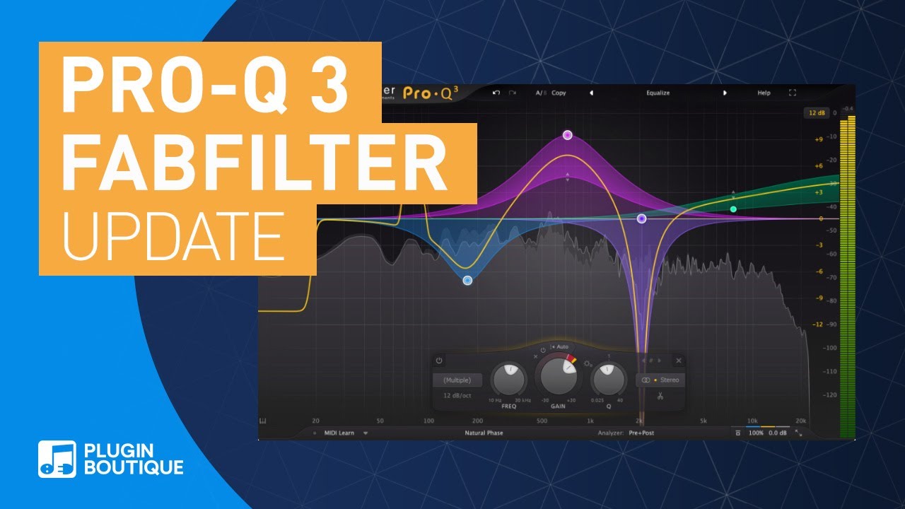 Pro-Q 3 от Fabfilter | Обновление! Внешний сайдчейн-триггер для динамического эквалайзера