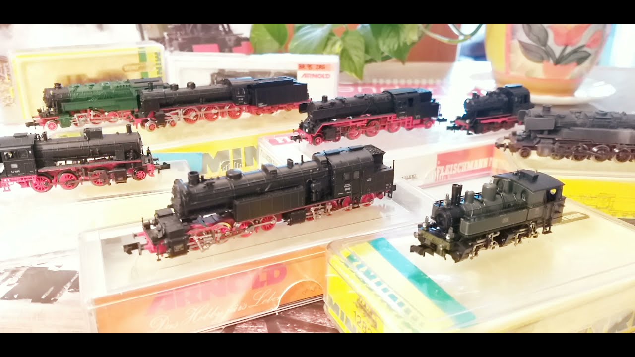 LOCOMOTORAS DE VAPOR en escala N