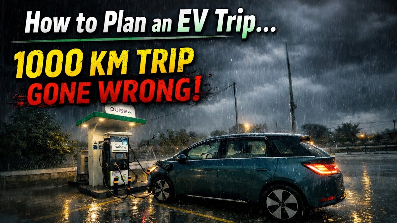 Windsor EV lekar 1000 km road trip pe fas gye 😓