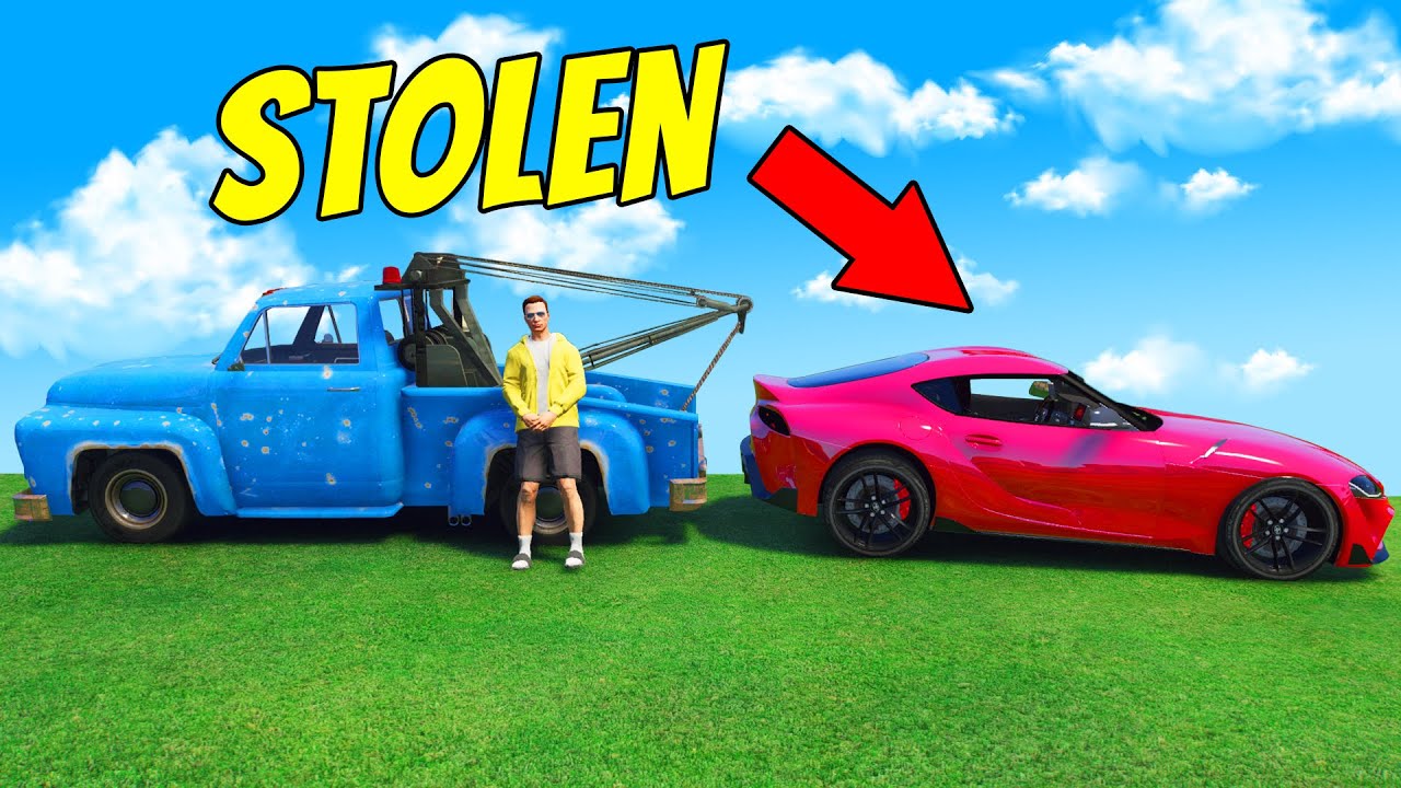Stealing Player's Cars With a Tow Truck in GTA 5 RP!
