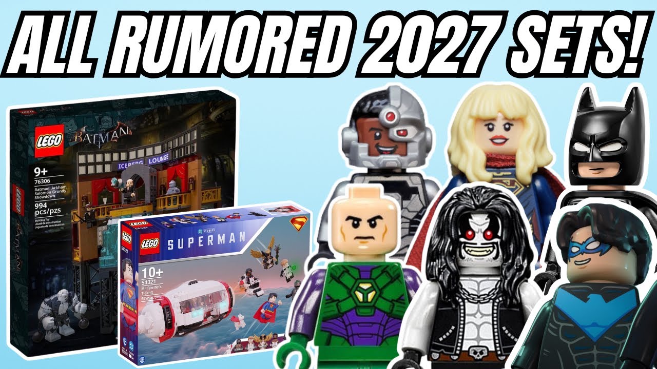Все утечки о наборах LEGO DC 2027 года! (Arkham Knight и НЕ ТОЛЬКО!)